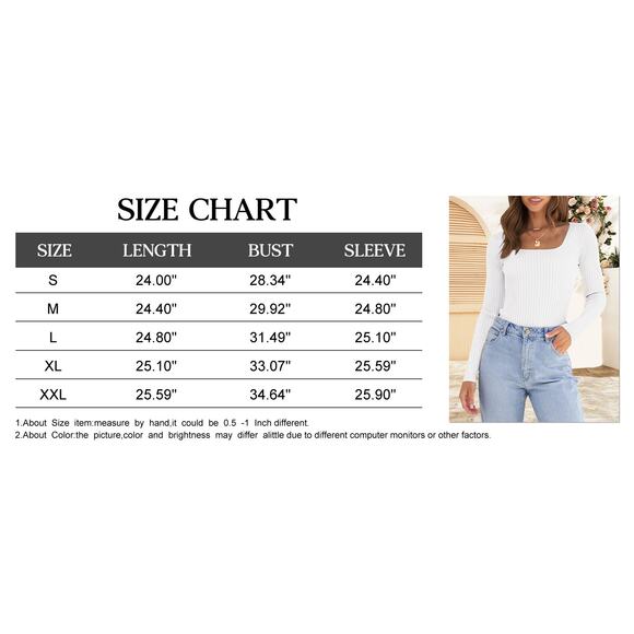 New Large Long Sleeve, Scoop Neck, Ribbed, Light Blue Fitted Shirt - Picture 2 of 2